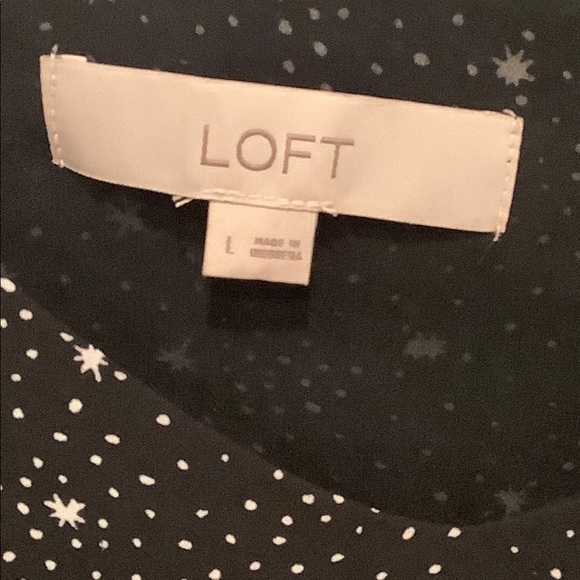 LOFT Galaxy Star Print Flowy Tank L - Picture 3 of 5